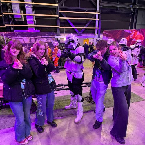 A Level Film students visit Pinewood Studios