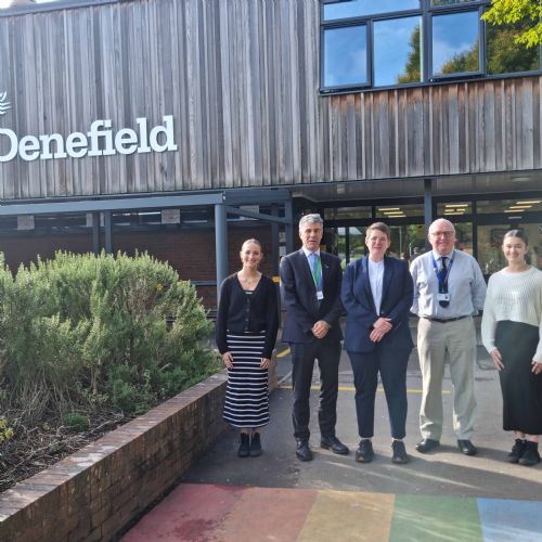 Olivia Bailey MP - visit to Denefield