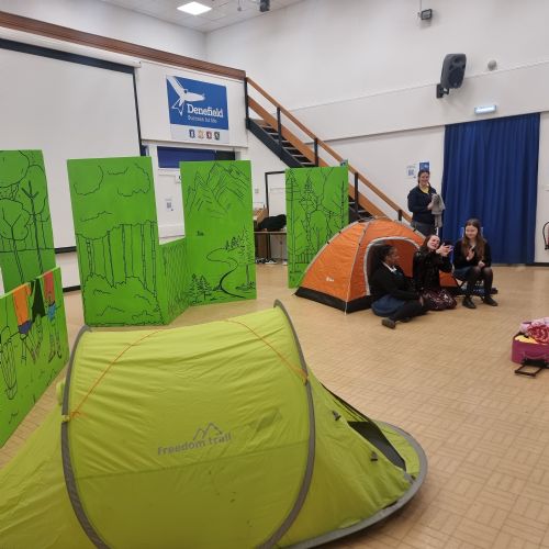 Auf dem Campingplatz